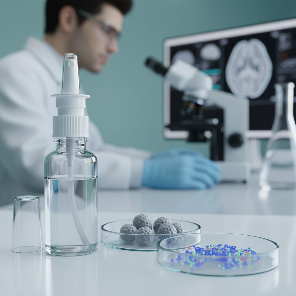Selank peptide nasal spray used for anxiolytic and nootropic research