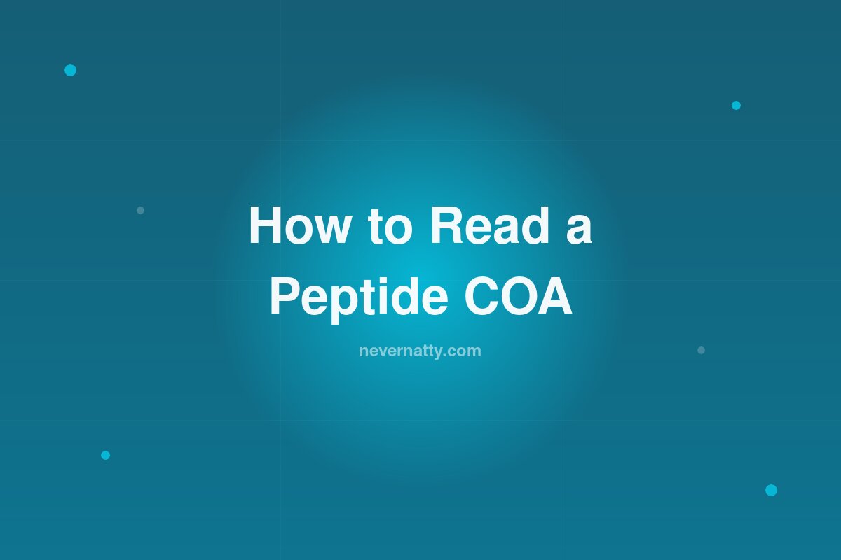 How to Read a Peptide COA — And Why Most Fail - coa guide hero
