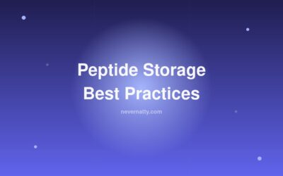 Peptide Storage Best Practices: Temperature, Light & Shelf Life